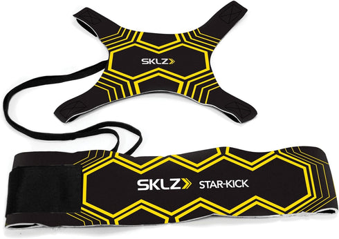 SKLZ Star-Kick Adjustable Hands-Free Solo Soccer Trainer - Fits Ball Sizes 3, 4, and 5