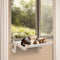 Cat Window Perch, Sturdy Cats Sill Window Hammock with Wood and Metal