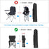 31x8 Inch 3 Pack PATIKIL Camp Chair Replacement Bag, Nylon Folding Camping Chair Carry Bag Tripod Case Bag with Handle