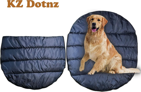 Soft Warm Dog Sleeping Bag, XXL Portable Waterproof Camping Pet Bed, Packable for Camping, Hiking, Indoor Use