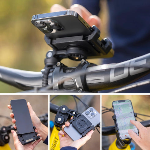 SP CONNECT Universal Bicycle Mobile Phone Holder for Mountain & Road Bikes, Patented Twist Lock, Strong Clamp-Grip