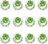 Golf Ball Markers Assorted Patterns, Value Pack of 12 Golf Gifts, Cap Clips and Divot Repair Tools for Men Women
