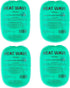 Heat Wave 3x5 Reusable Click Instant Heat Hand Warmer, Small Green, 4 Pack