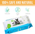 PrimePets Dog Wipes for Paws and Butt - 300 Count, Unscented Grooming Wipes for Dogs Cats Cleaning