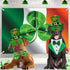 3PCS St. Patrick's Day Pet Costume - Dog Top Hat, Irish Tuxedo, and Accessories for Medium Large Dogs
