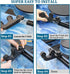 Kayak Paddle Holder Save Track Space Fishing Net Holder for Fishing Kayak Track Mount Accessories