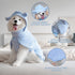 Arblina Dog Bathrobe Towel Wrap, Hooded Double Layer Super Absorbent Dog Drying Coat, Adjustable Warm Bath Robe