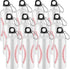 Yaomiao 12 Pcs Baseball Water Bottles, 17 oz Aluminum Tumbler, Leak Proof Sports Bottle for Kids