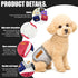 Washable Reusable Dog Diaper, Belly Bands for Male Dogs, Quilted Ultra-Absorbent Leak-Proof Wraps for Training