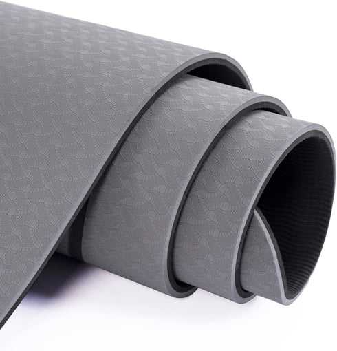 Non Slip Yoga Mat, Eco Friendly Pilates Fitness Mats, Anti-Tear 1/4" Thick for Women, Home Workout with Carrying Sling