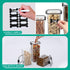 Lolytama 3 Set Pet Food Storage Containers, Airtight Dog Food Storage Container with Locking Clips, Dog Treat Container