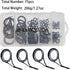 THKFISH Rod Repair Kit, Ceramics Tips and Stainless Steel Guides for Fishing Rod Repair