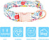 Dog Collar and Leash Set for Girls, Adjustable Puppy Collars with Floral Bow Tie for Small Medium Large Female Dogs,