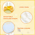 ZHLKHIOP 5-Piece Set with Cherry,Bird Diaper, Chicken Diaper, Chicken Diapers for Indoor Chickens, Pineapple, Yellow