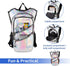 Hydration Backpack Pack with 2L Water Bladder, Lightweight Bag for Running, Hiking, Climbing, Music Festival