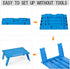 66lbs/30kg Old Bahama Bay Ultralight Aluminum Mini Table, Weight Capacity, Foldable Small Beach Table with Retractable