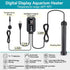 hygger 100W Marine Aquarium Heater, Titanium with Digital LED Controller & Temperature Probe for 15-20 Gallon Tank