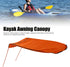 Zyyini Kayak Sun Shade Canopy with Storage Bag for Inflatable Boat, Foldable Easy to Install Portable Awnin