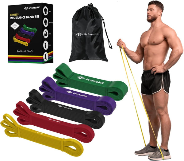 Resistance Bands for Working Out - Exercise Bands for Pull Up Assistance, Stretching, Gym Bands