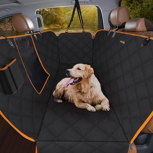 iBuddy Dog Seat Covers for Trucks 100% Waterproof Car Hammock for Truck