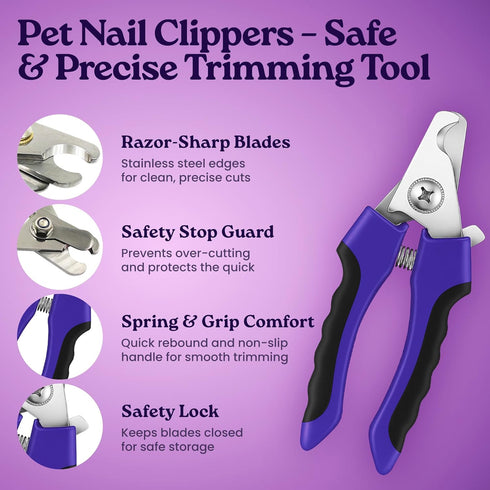 gameOFF 6 1, (30ct.), Cat Care Grooming Kit in Include: Nail Clipper, Brush for Shedding, Wand Toy, Interactive Ball