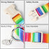 DOGWONG Cotton Dog Collar, Rainbow Durable Soft Natural Fabric Pet Collar, Cute LGBTQ Puppy Necklace for Small Medium