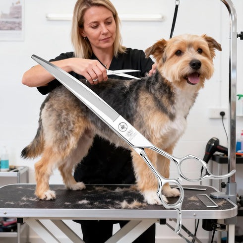 7.5 inch Trimming Dog Grooming Scissors, Professional Dog Scissors for Grooming Pet Grooming Shears, Ergonomic