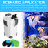 Replacement Aquarium Canister Filter Pad Sponges, 9 Pcs Compatible with HW-304B/404B/704B/3000 CF500