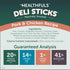 Deli Sticks Pork and Chicken, Human-Grade, Gluten-Free, Soft and Chewy Dog Treats, 10 Count Bag