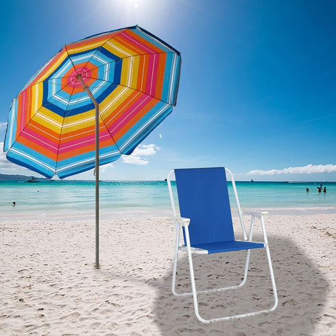 UDeuxff Backpack 100Kg (52 54.5 75.5cm) Beach Chair,Aluminum Frame Folding Camping Chair,Sports Chair,Portable Foldable
