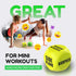 2 Pack 6 TidyFriend Exercise Dice Sided Foam Workout Dice for Teens & Adults, Fun Fitness Equipment for Solo or Group