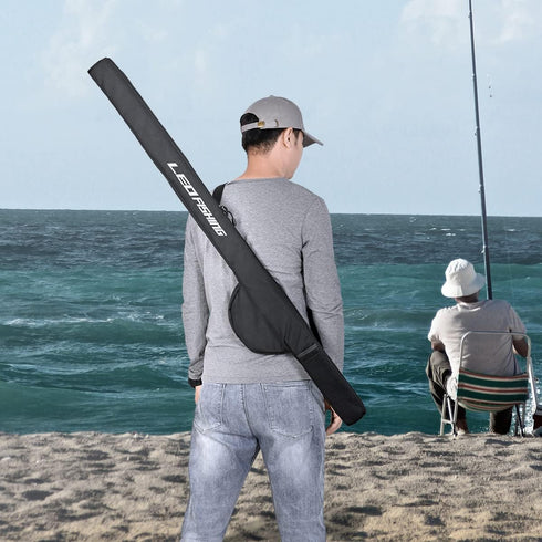 Portable Fishing Rod Case, Folding Fishing Pole Bag for Tackle Protective Cover, Special Design for Fishing Poles with