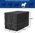 MidWest Homes for Pets Medium Dog Crate Cover, Black Polyester, Fits Most 30-inch Crates