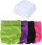Teamoy Reusable Female Dog Diapers with Inserts (Pack of 4), Doggie Diaper