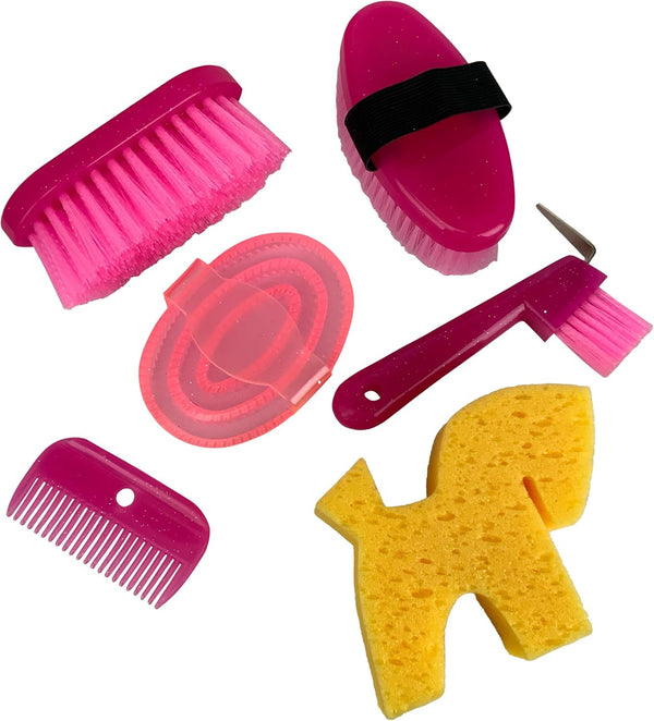 Showman Set Kid's Pink Glitter Grooming by