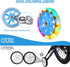Training Wheels for Bike, Compatible for 12/14/16/18/20 Inch, Flash Mute Wheel, 1 Pair