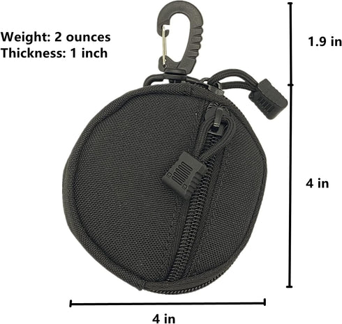 Small EDC Pouch Tactical Wallet, Molle Pouch, Coin Purse, Key Case, Tactical Keychain Pouch, Earphone Case, Military