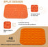 Lick Mat for Dogs, Slow Feeder Licking Pad with Suction Cups for Treats, Bathing, Grooming, Calming - 2 Pack