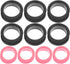 10pcs Silicone Scissor Finger Rings, Professional Shear Protectors for Hairdressing and Pet Grooming, Anti-skid Design