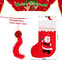 Whaline 17pcs Christmas Cat Toys - Stocking Cat Stick, 7 Cat Playing Balls, 2 Mice Plush, Snowman & Christmas Tree