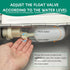 Abustle pig 304 39 inch 3/4''), Stainless Steel Automatic Livestock Waterer with Float Valve and Water Hose(one end
