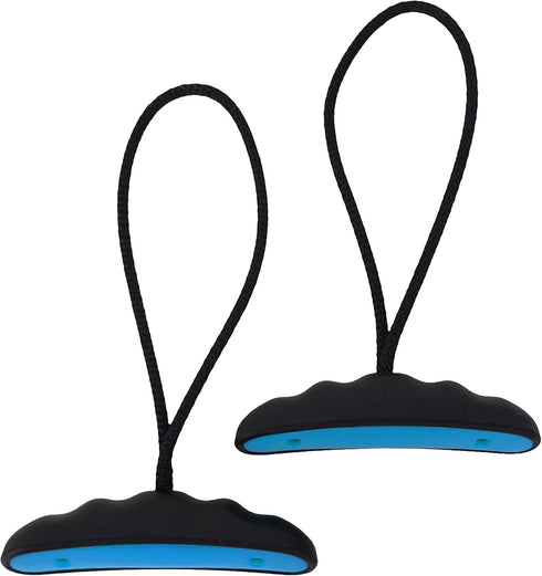 Pelican Sport Kayak Handles Kit - Electric Blue - Strong and Durable Carry Handles - Heavy Duty Nylon Eye Straps - Pack
