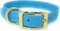 Regal Dog Products Small Light Blue Waterproof Dog Collar with Gold Buckle, Durable and Comfortable Design