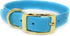 Regal Dog Products Small Light Blue Waterproof Dog Collar with Gold Buckle, Durable and Comfortable Design