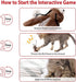 Gigwi Interactive Cricket Cat Toy, Automatic Squeaky Toy for Cats, Play and Squeak Electronic Cricket