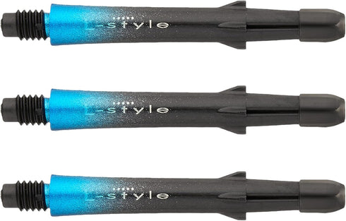 L-style Carbon Dart Shafts Locked Two Tone 260 Black/Blue