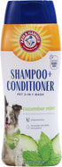 Arm & Hammer for Pets 2-In-1 Dog Shampoo & Conditioner, Cucumber Mint, 20 Ounce