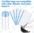 100 Count 25" 16" 3/4 9-11 Harloon x Cat Litter Box Liners Waste Drawer Drawstring Liners Bags Compatible with Litter