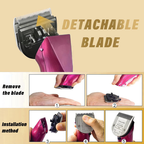 VALLNEI [3-Pack Professional Animal Clipper Blade Compatible with Wahl Arco, Bravura, Chromado, Creativa, Figura