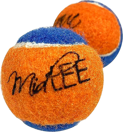Midlee Mini Tennis Ball for Dogs - Pack of 12 (1.5", Orange/Blue)